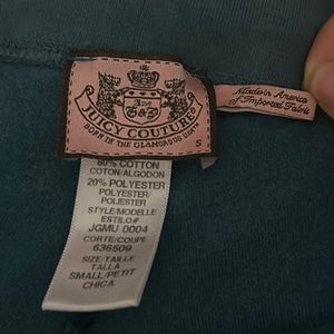 JUICY COUTURE VELVET TRACK PANTS